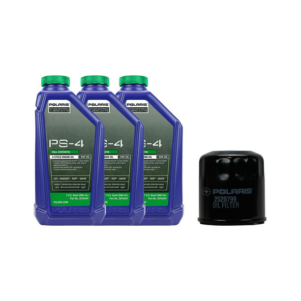 Polaris 3 Quarts PS-4 Oil Change Kit Set for 2006 Sportsman 450